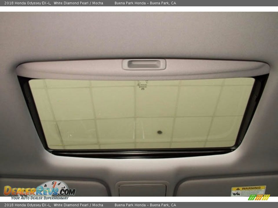 2018 Honda Odyssey EX-L White Diamond Pearl / Mocha Photo #15