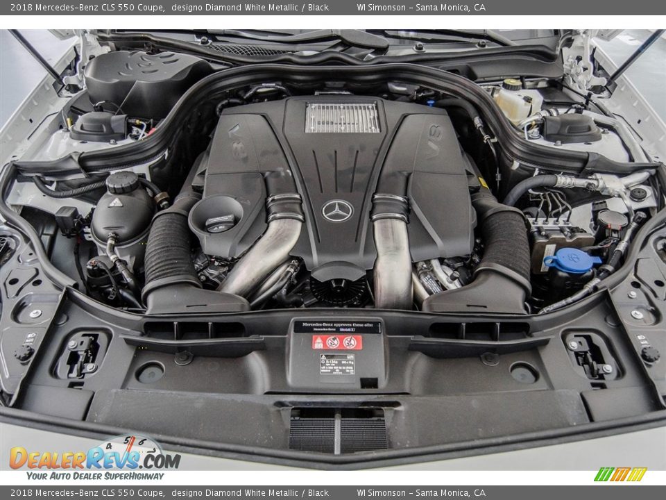 2018 Mercedes-Benz CLS 550 Coupe 4.7 Liter DI biturbo DOHC 32-Valve VVT V8 Engine Photo #8