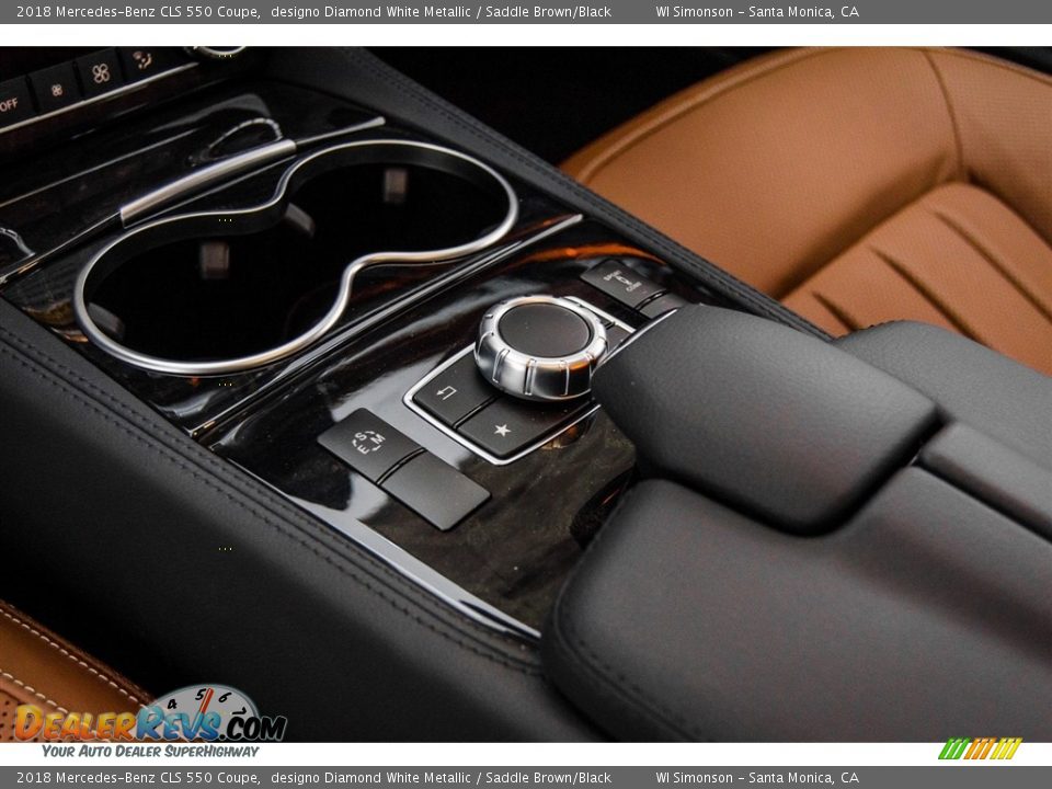 2018 Mercedes-Benz CLS 550 Coupe designo Diamond White Metallic / Saddle Brown/Black Photo #6