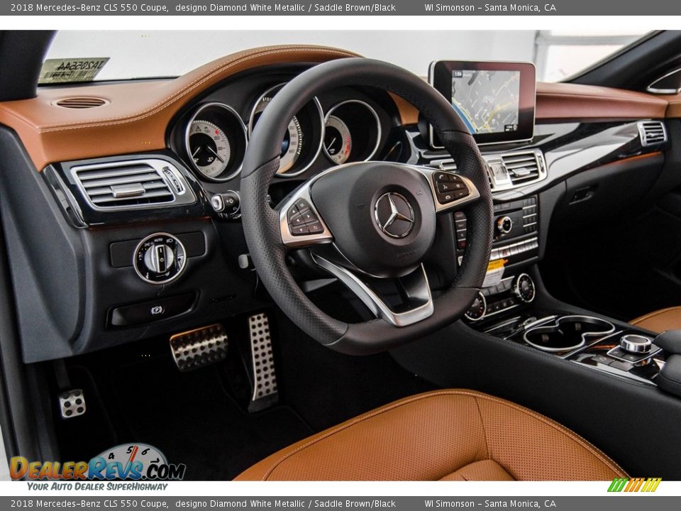 Dashboard of 2018 Mercedes-Benz CLS 550 Coupe Photo #7