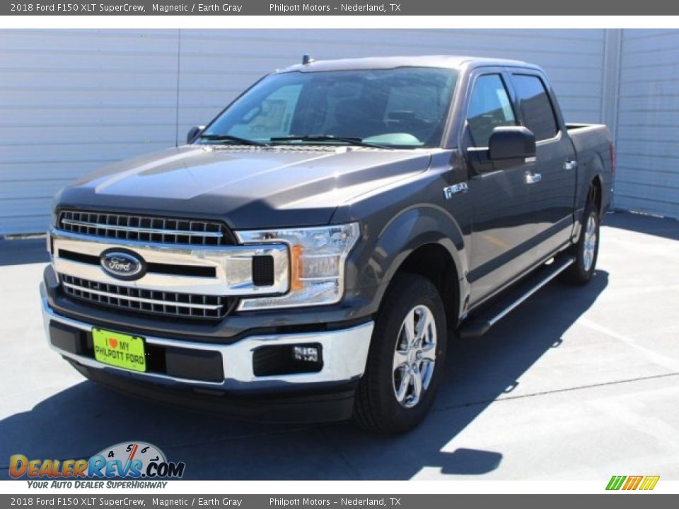 2018 Ford F150 XLT SuperCrew Magnetic / Earth Gray Photo #3