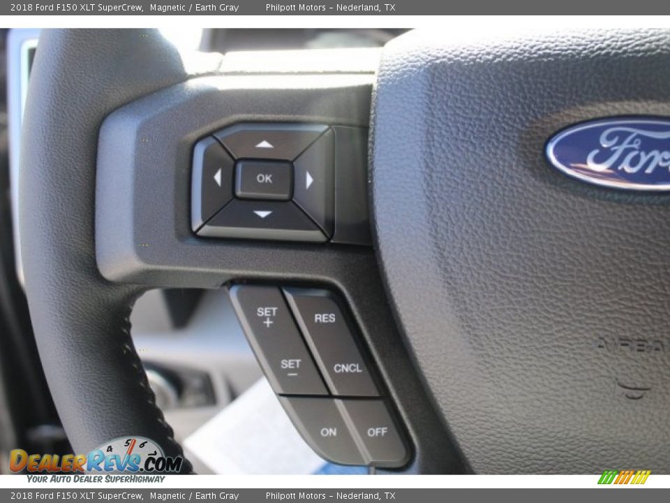2018 Ford F150 XLT SuperCrew Magnetic / Earth Gray Photo #15
