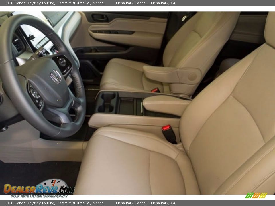 2018 Honda Odyssey Touring Forest Mist Metallic / Mocha Photo #7