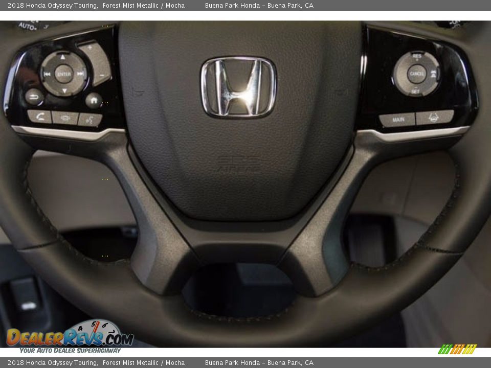 2018 Honda Odyssey Touring Forest Mist Metallic / Mocha Photo #8