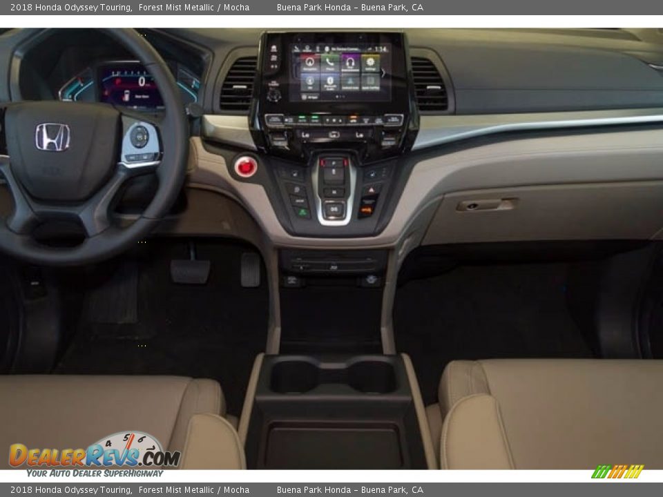 2018 Honda Odyssey Touring Forest Mist Metallic / Mocha Photo #11