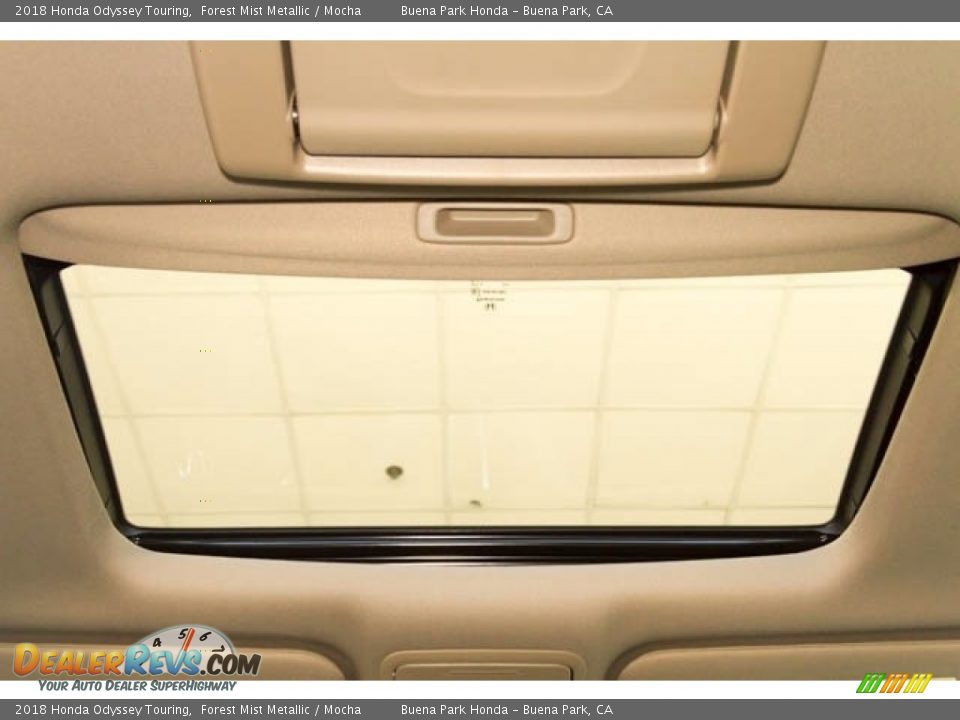 2018 Honda Odyssey Touring Forest Mist Metallic / Mocha Photo #12