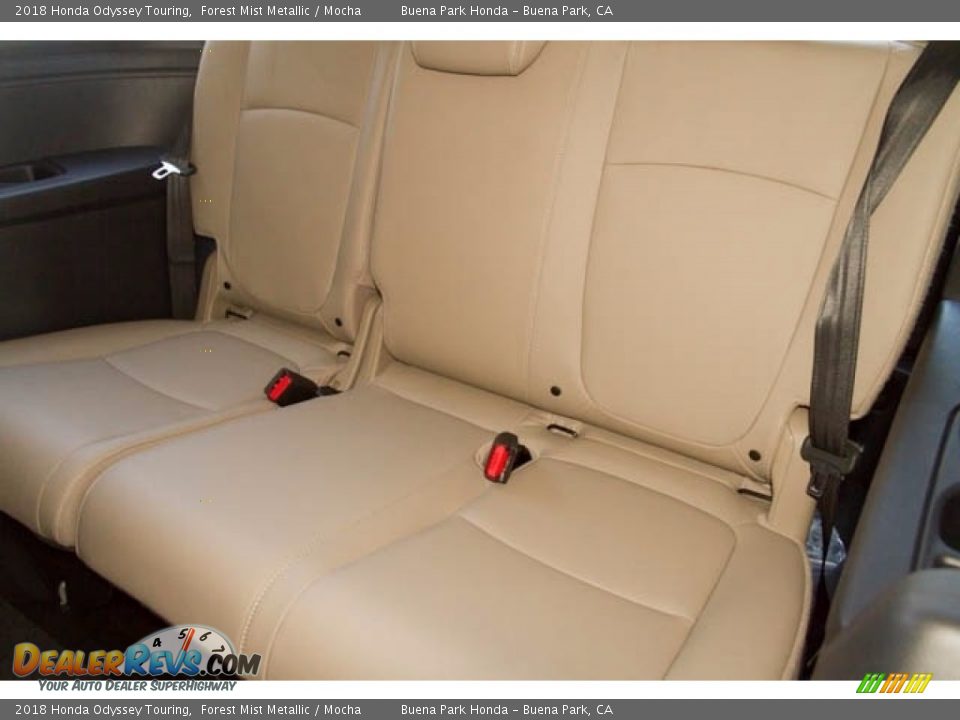 2018 Honda Odyssey Touring Forest Mist Metallic / Mocha Photo #14