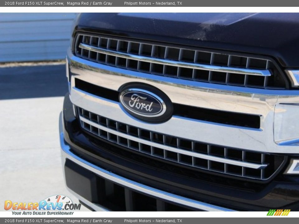 2018 Ford F150 XLT SuperCrew Magma Red / Earth Gray Photo #4