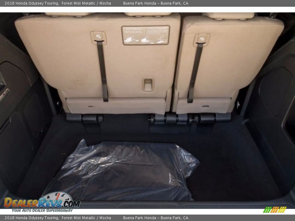 2018 Honda Odyssey Touring Forest Mist Metallic / Mocha Photo #16
