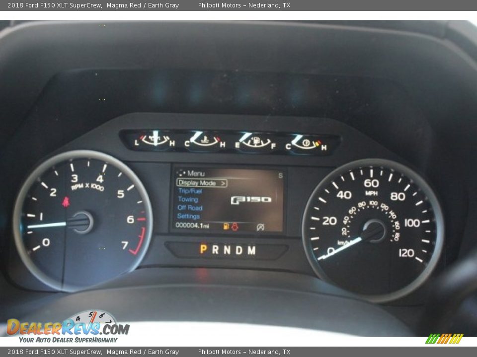 2018 Ford F150 XLT SuperCrew Magma Red / Earth Gray Photo #18