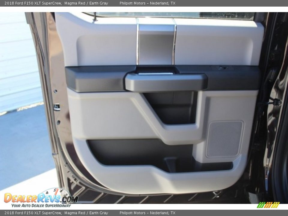 2018 Ford F150 XLT SuperCrew Magma Red / Earth Gray Photo #19