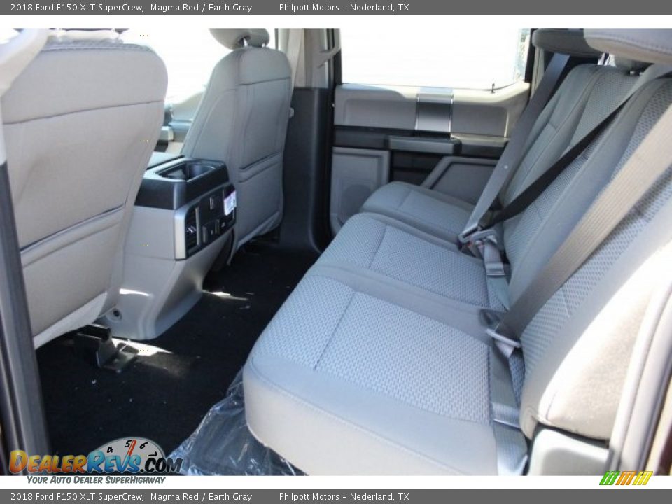 2018 Ford F150 XLT SuperCrew Magma Red / Earth Gray Photo #20