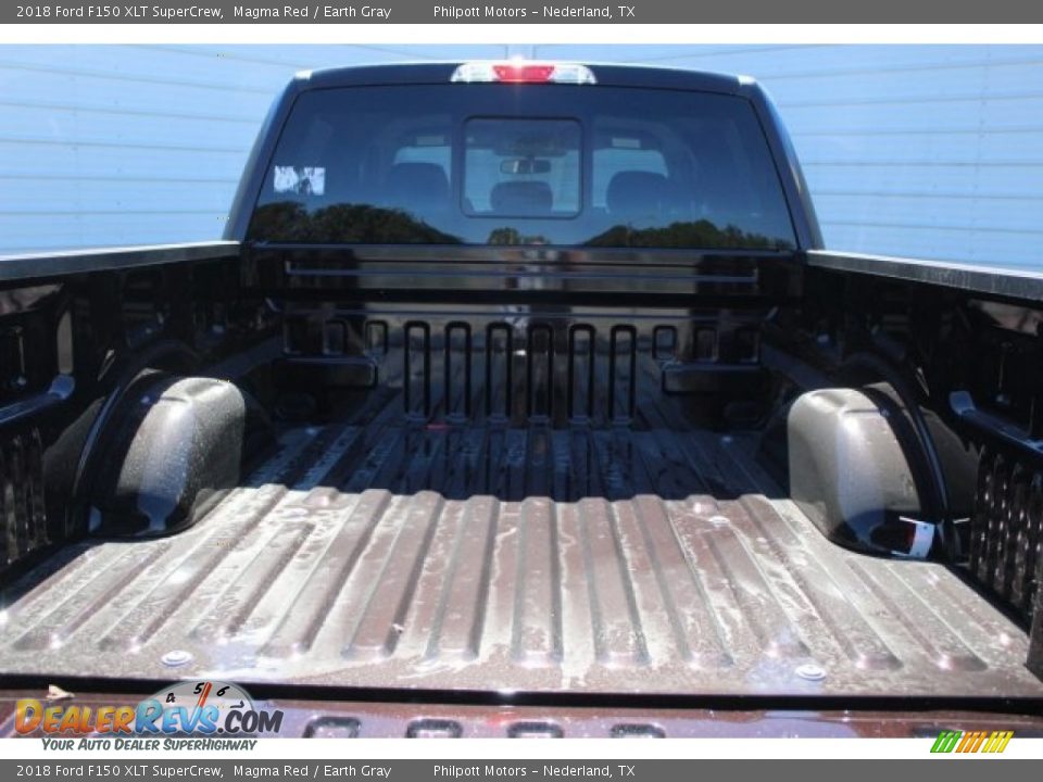 2018 Ford F150 XLT SuperCrew Magma Red / Earth Gray Photo #23