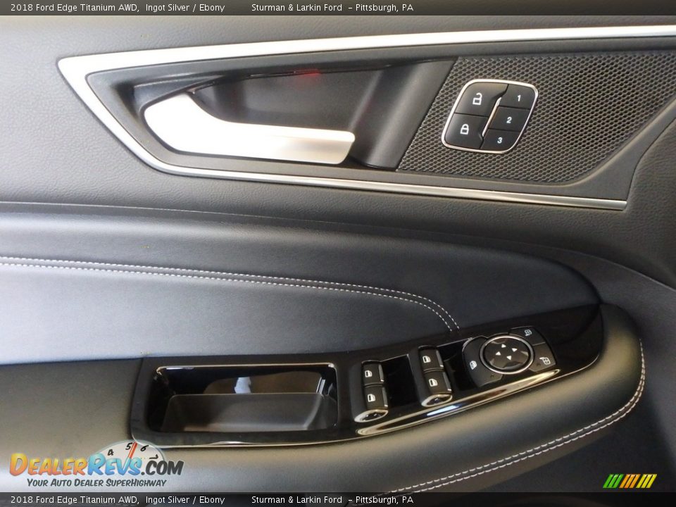 Controls of 2018 Ford Edge Titanium AWD Photo #9