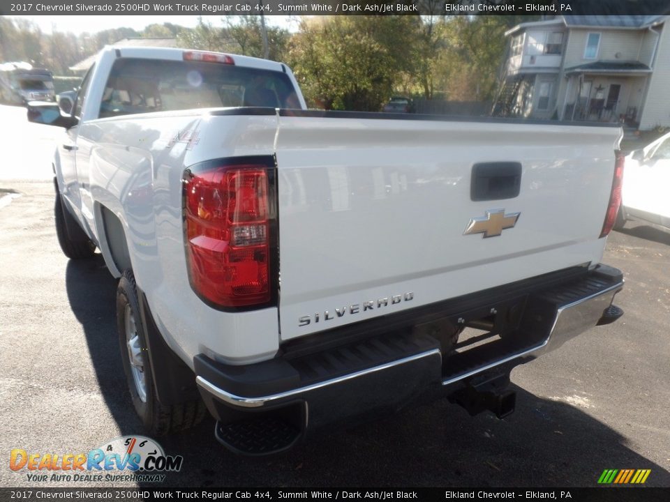 2017 Chevrolet Silverado 2500HD Work Truck Regular Cab 4x4 Summit White / Dark Ash/Jet Black Photo #7