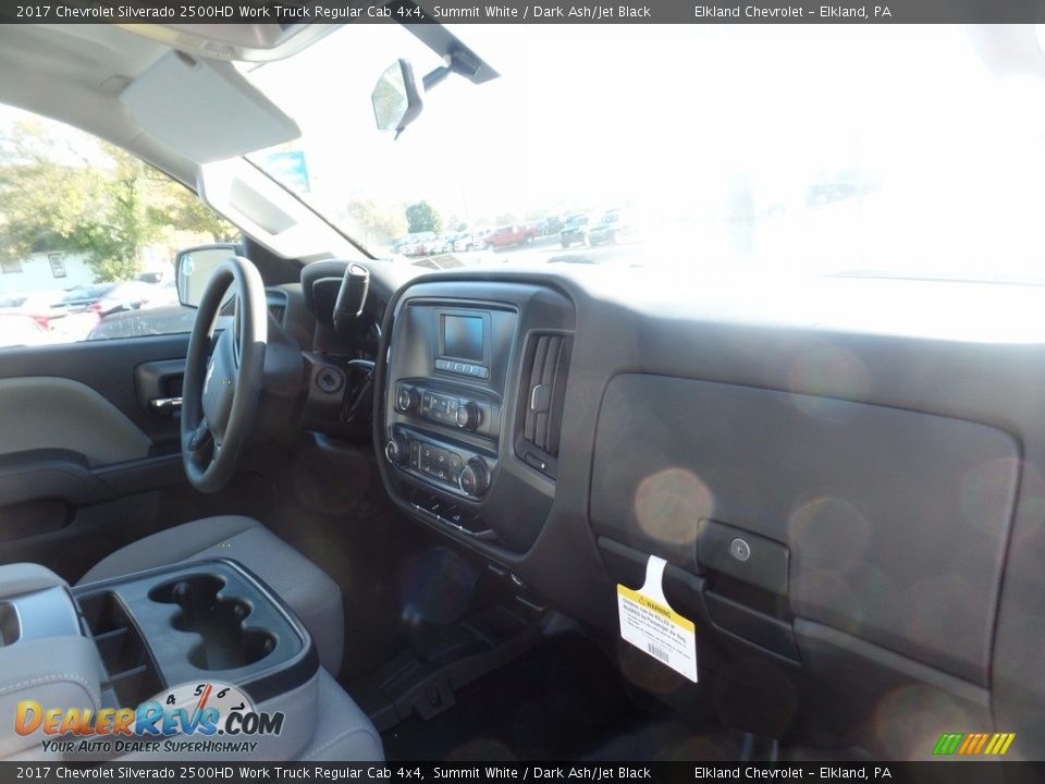 2017 Chevrolet Silverado 2500HD Work Truck Regular Cab 4x4 Summit White / Dark Ash/Jet Black Photo #15