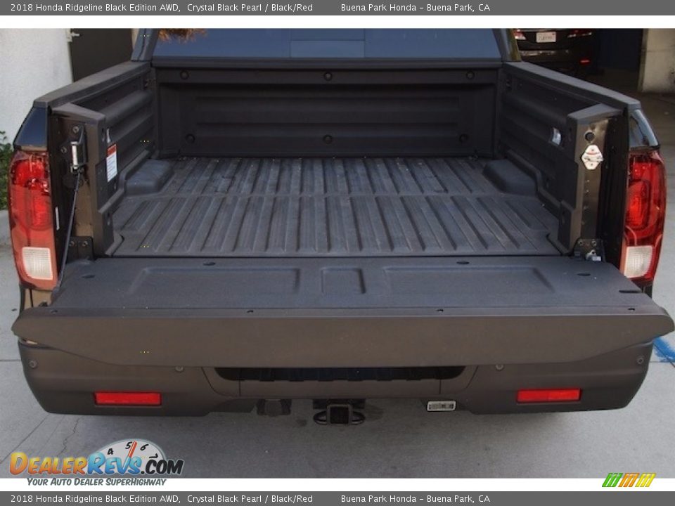 2018 Honda Ridgeline Black Edition AWD Crystal Black Pearl / Black/Red Photo #5