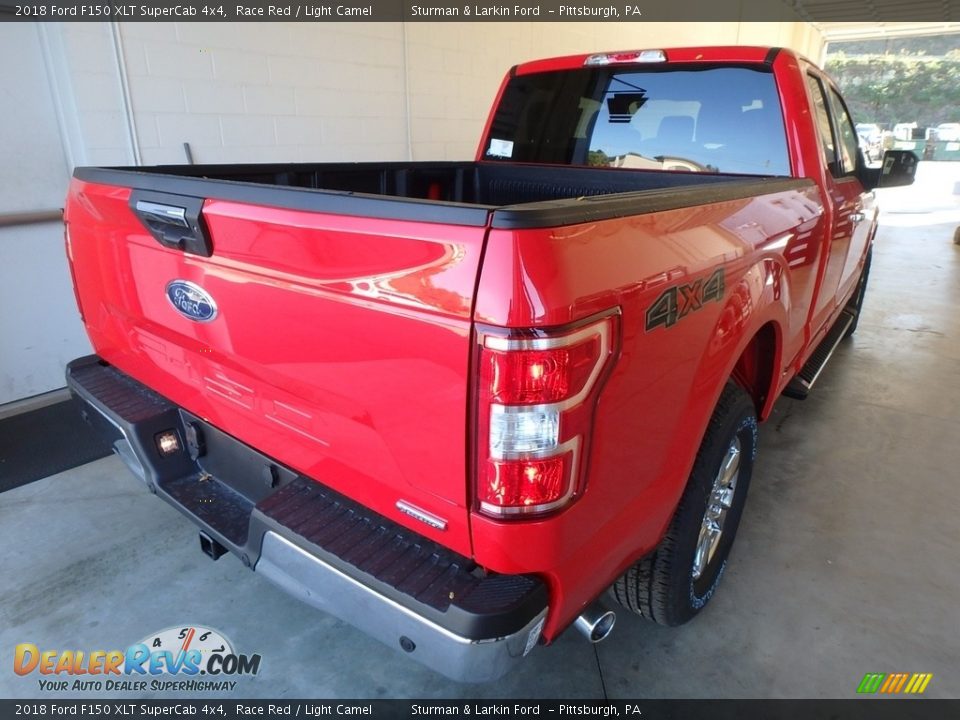 2018 Ford F150 XLT SuperCab 4x4 Race Red / Light Camel Photo #2