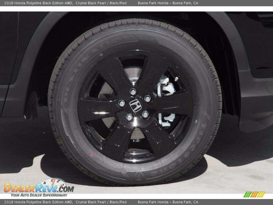2018 Honda Ridgeline Black Edition AWD Wheel Photo #7