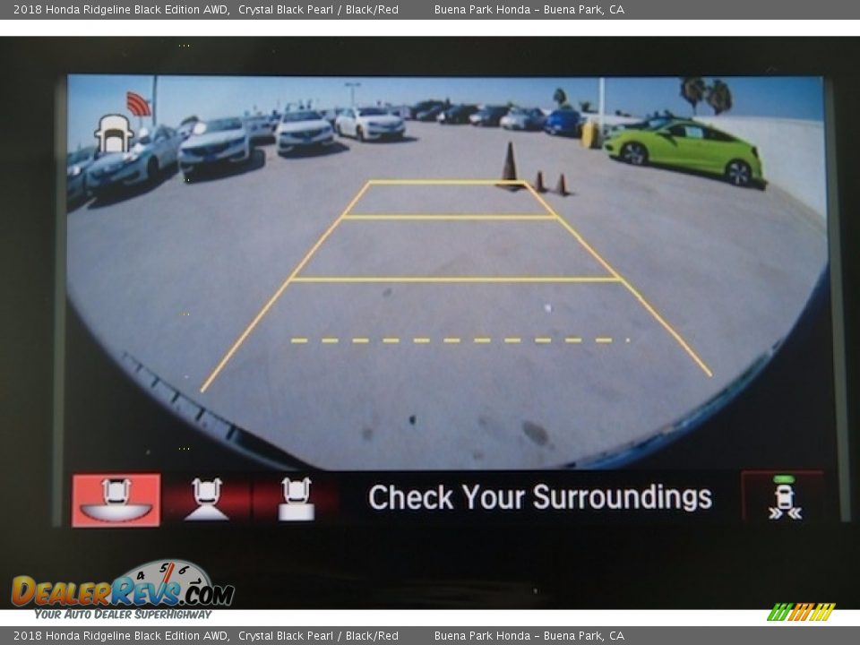 2018 Honda Ridgeline Black Edition AWD Crystal Black Pearl / Black/Red Photo #8