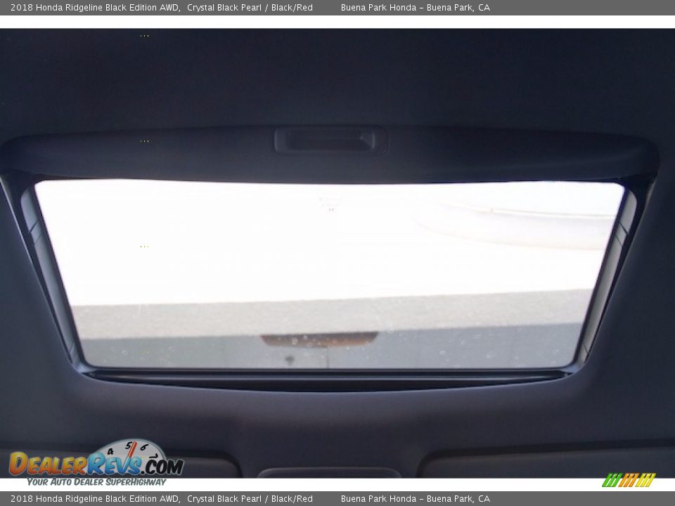 2018 Honda Ridgeline Black Edition AWD Crystal Black Pearl / Black/Red Photo #15