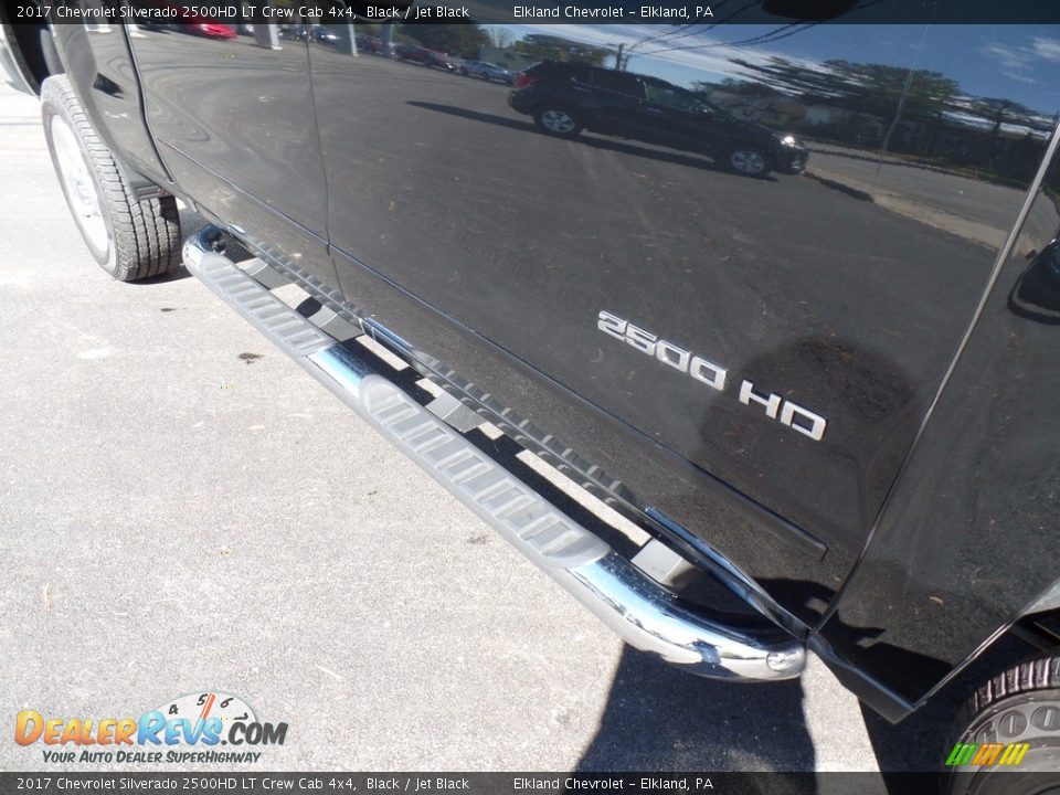 2017 Chevrolet Silverado 2500HD LT Crew Cab 4x4 Black / Jet Black Photo #15