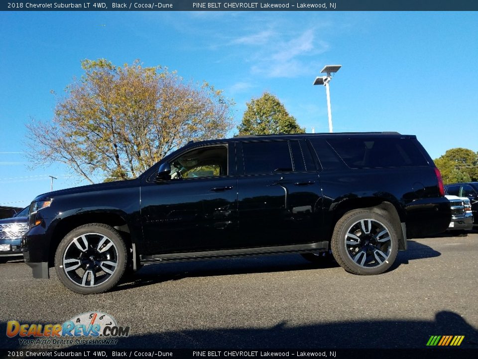 Black 2018 Chevrolet Suburban LT 4WD Photo #3