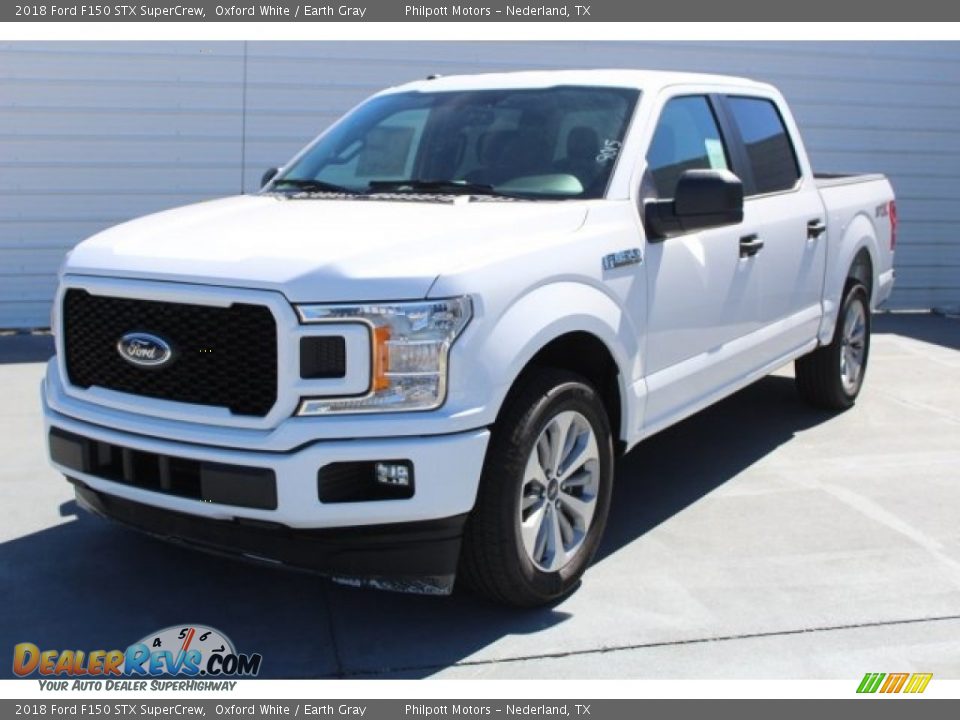 2018 Ford F150 STX SuperCrew Oxford White / Earth Gray Photo #3