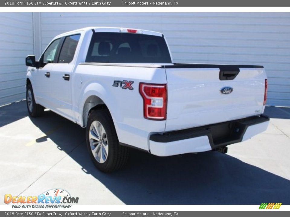 2018 Ford F150 STX SuperCrew Oxford White / Earth Gray Photo #7