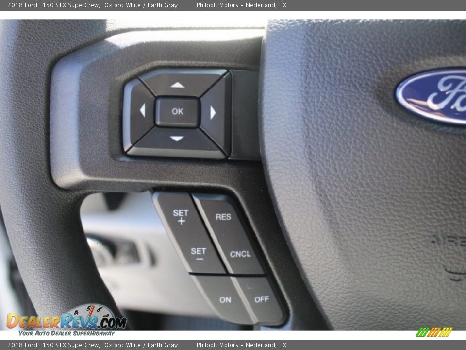 2018 Ford F150 STX SuperCrew Oxford White / Earth Gray Photo #15