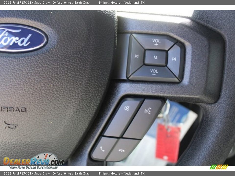 2018 Ford F150 STX SuperCrew Oxford White / Earth Gray Photo #16