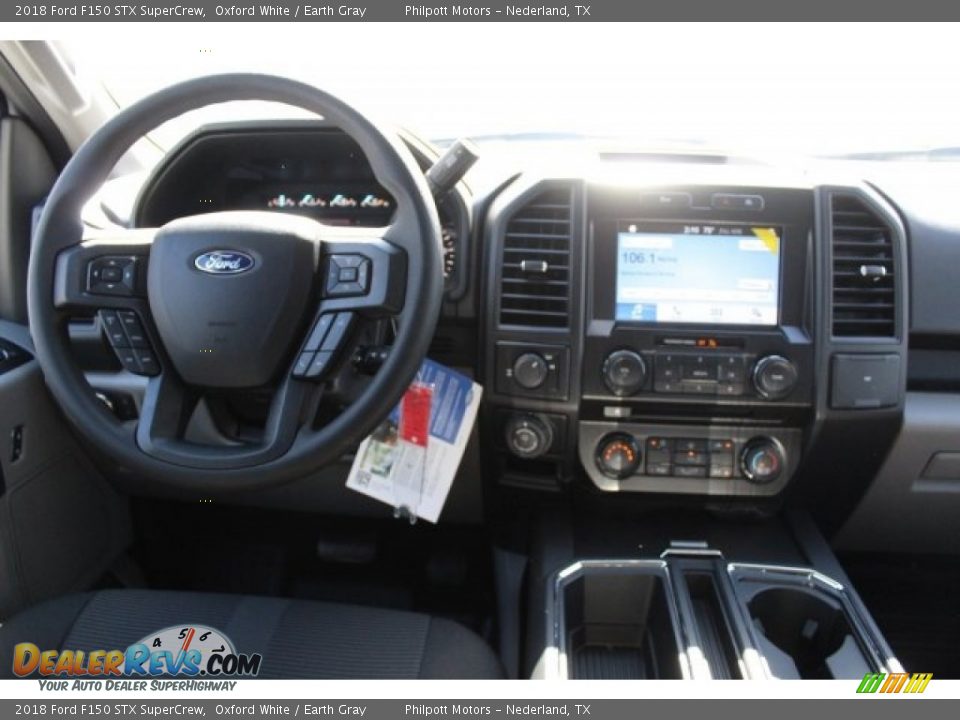 2018 Ford F150 STX SuperCrew Oxford White / Earth Gray Photo #20