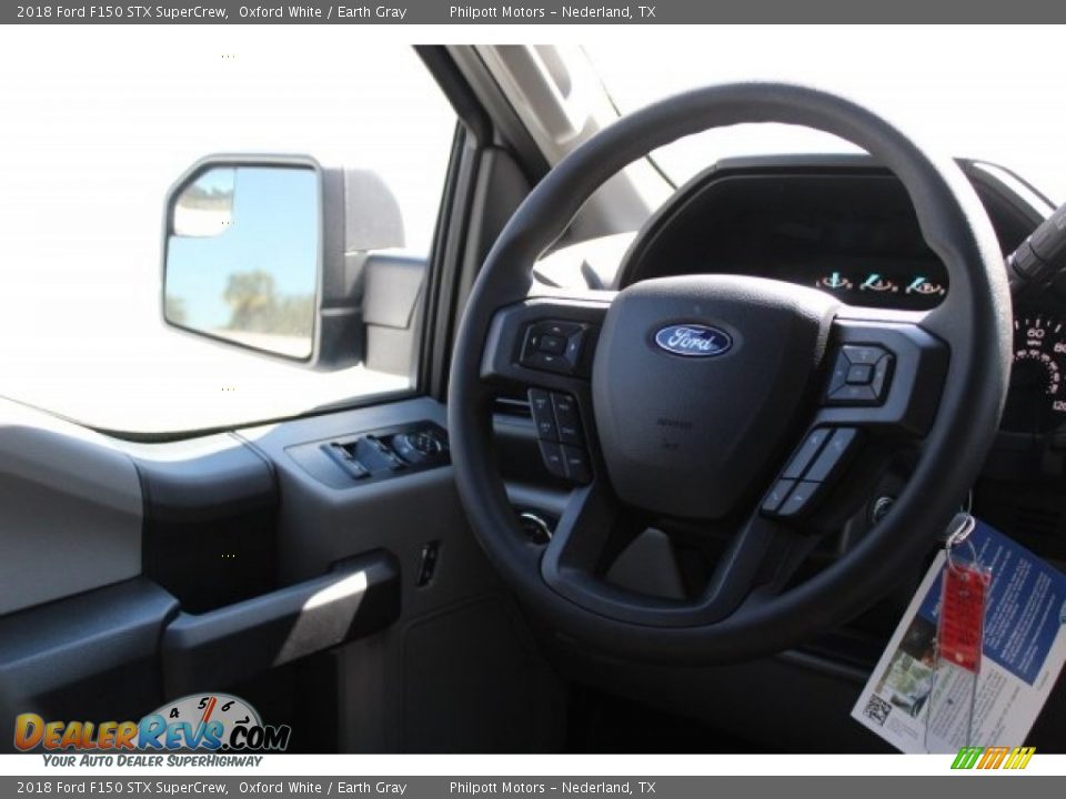 2018 Ford F150 STX SuperCrew Oxford White / Earth Gray Photo #21