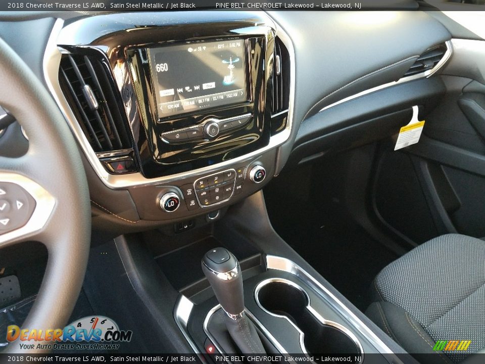 2018 Chevrolet Traverse LS AWD Satin Steel Metallic / Jet Black Photo #10