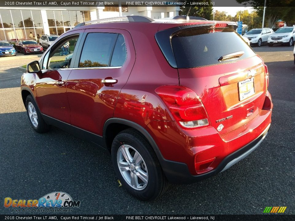 2018 Chevrolet Trax LT AWD Cajun Red Tintcoat / Jet Black Photo #4