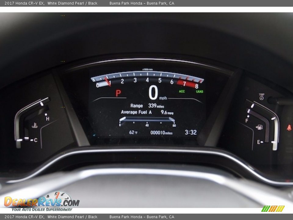 2017 Honda CR-V EX White Diamond Pearl / Black Photo #16