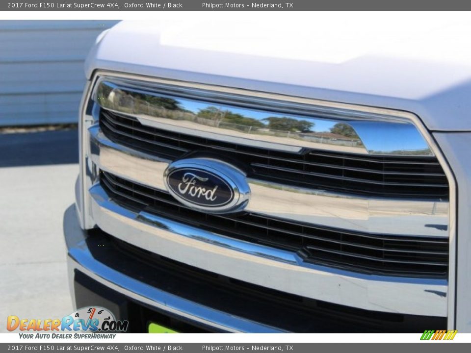 2017 Ford F150 Lariat SuperCrew 4X4 Oxford White / Black Photo #4