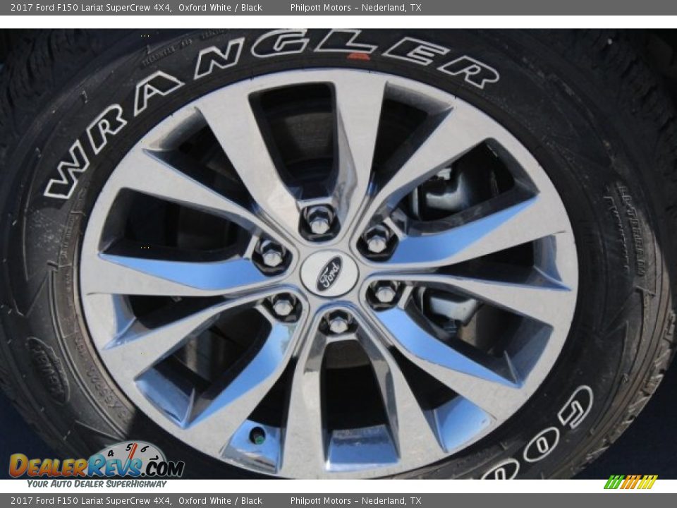 2017 Ford F150 Lariat SuperCrew 4X4 Oxford White / Black Photo #5