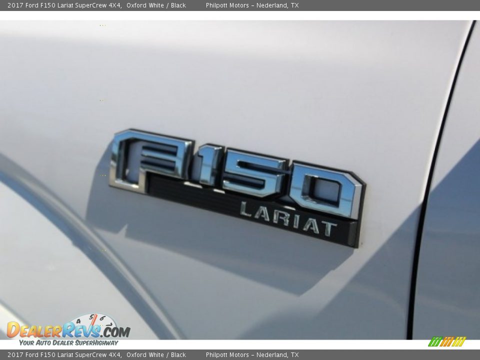 2017 Ford F150 Lariat SuperCrew 4X4 Oxford White / Black Photo #6