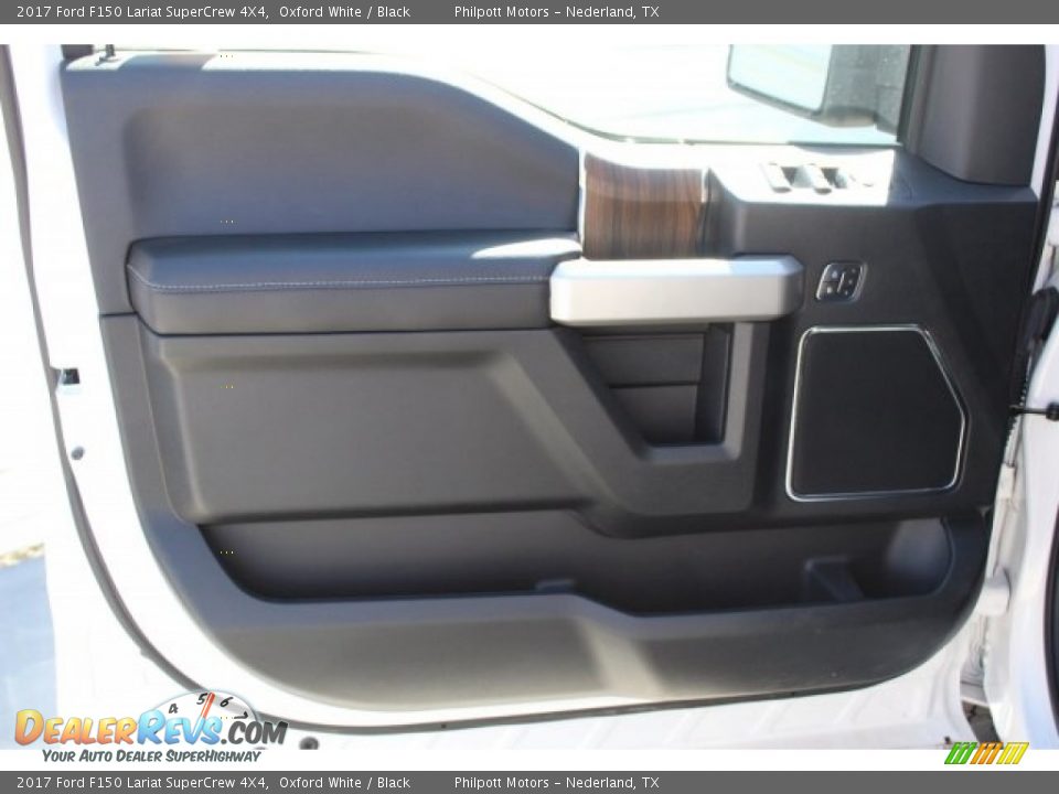 2017 Ford F150 Lariat SuperCrew 4X4 Oxford White / Black Photo #10