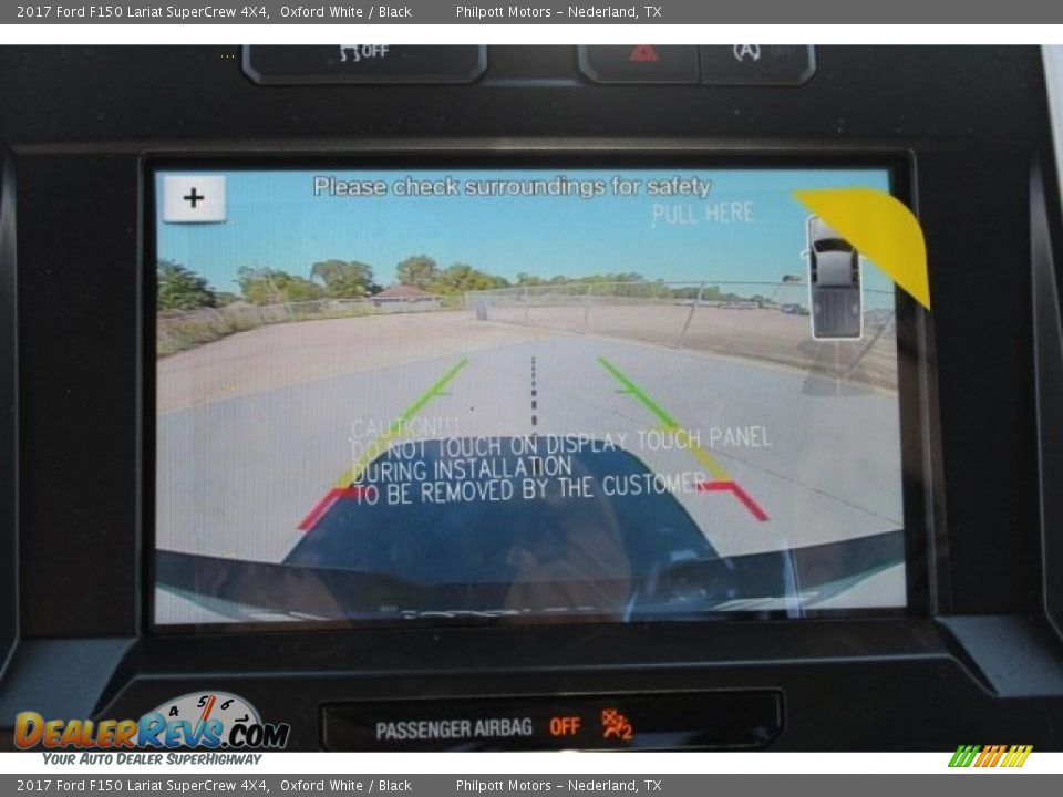 2017 Ford F150 Lariat SuperCrew 4X4 Oxford White / Black Photo #13
