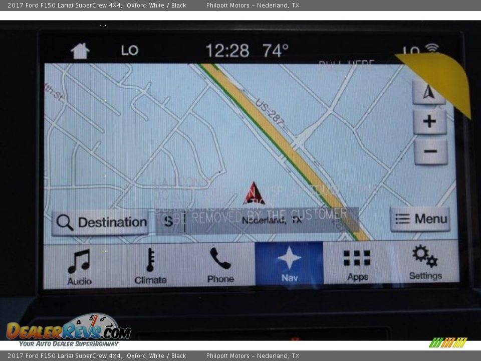 2017 Ford F150 Lariat SuperCrew 4X4 Oxford White / Black Photo #14