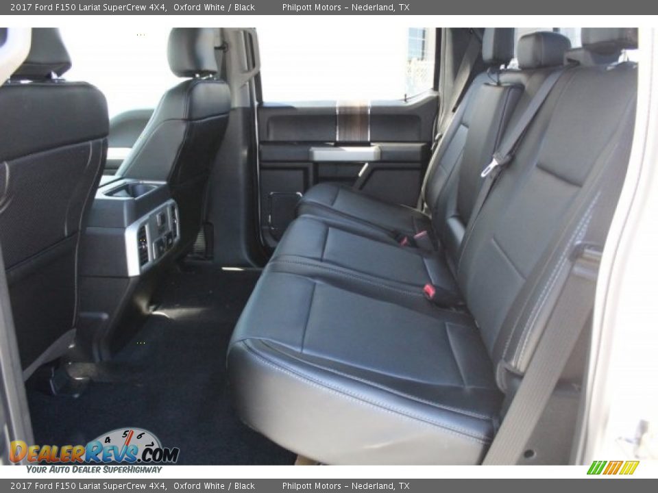 2017 Ford F150 Lariat SuperCrew 4X4 Oxford White / Black Photo #21