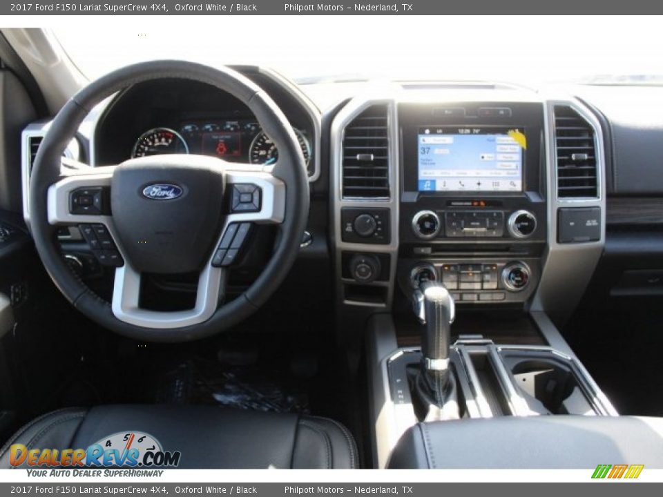 2017 Ford F150 Lariat SuperCrew 4X4 Oxford White / Black Photo #22