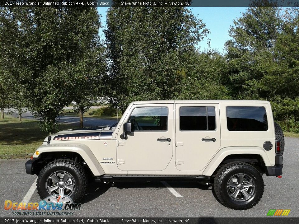 2017 Jeep Wrangler Unlimited Rubicon 4x4 Gobi / Black Photo #1