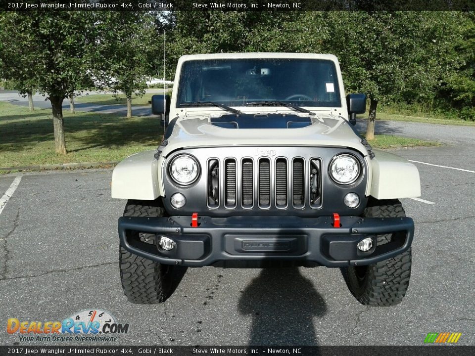 2017 Jeep Wrangler Unlimited Rubicon 4x4 Gobi / Black Photo #3