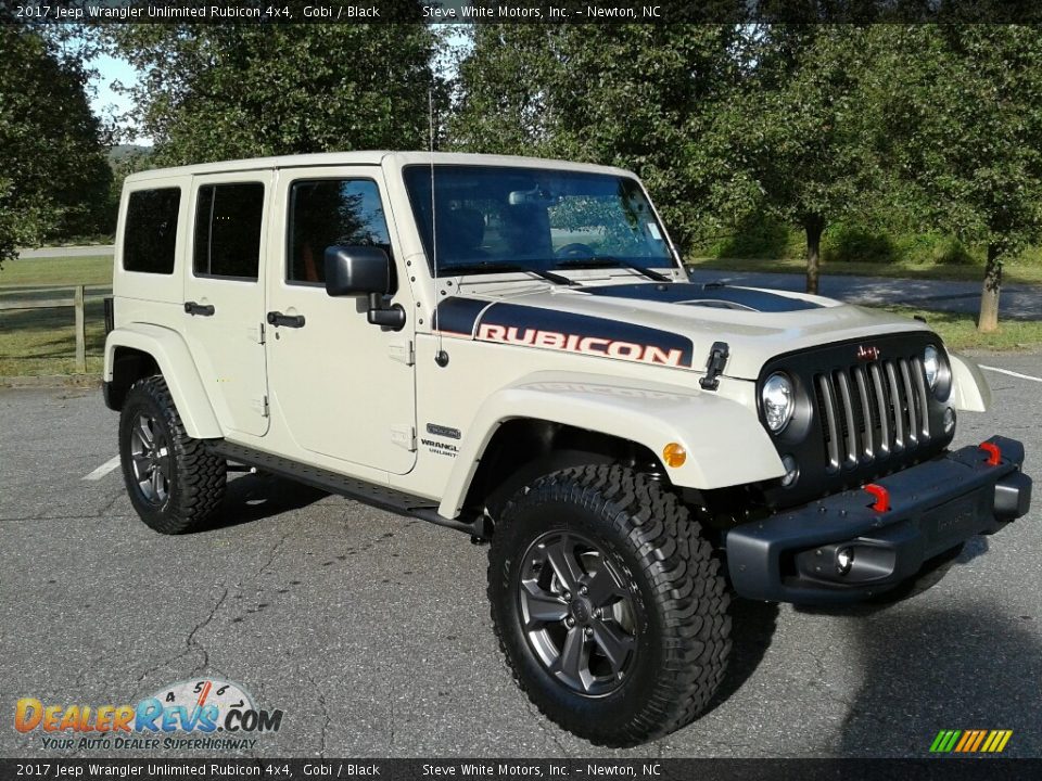 2017 Jeep Wrangler Unlimited Rubicon 4x4 Gobi / Black Photo #4