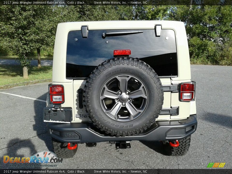 2017 Jeep Wrangler Unlimited Rubicon 4x4 Gobi / Black Photo #7