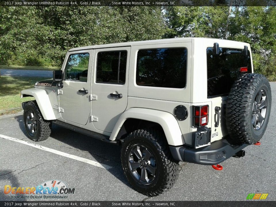 2017 Jeep Wrangler Unlimited Rubicon 4x4 Gobi / Black Photo #8