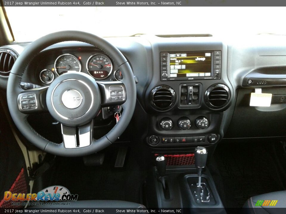 2017 Jeep Wrangler Unlimited Rubicon 4x4 Gobi / Black Photo #17